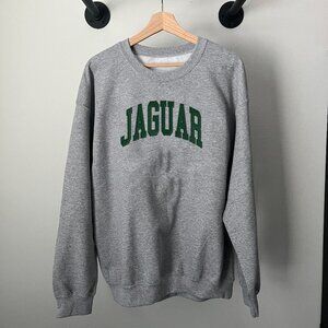 Grey Green Jaguar Motors Luxury Auto Jag Car Crewneck Sweatshirt